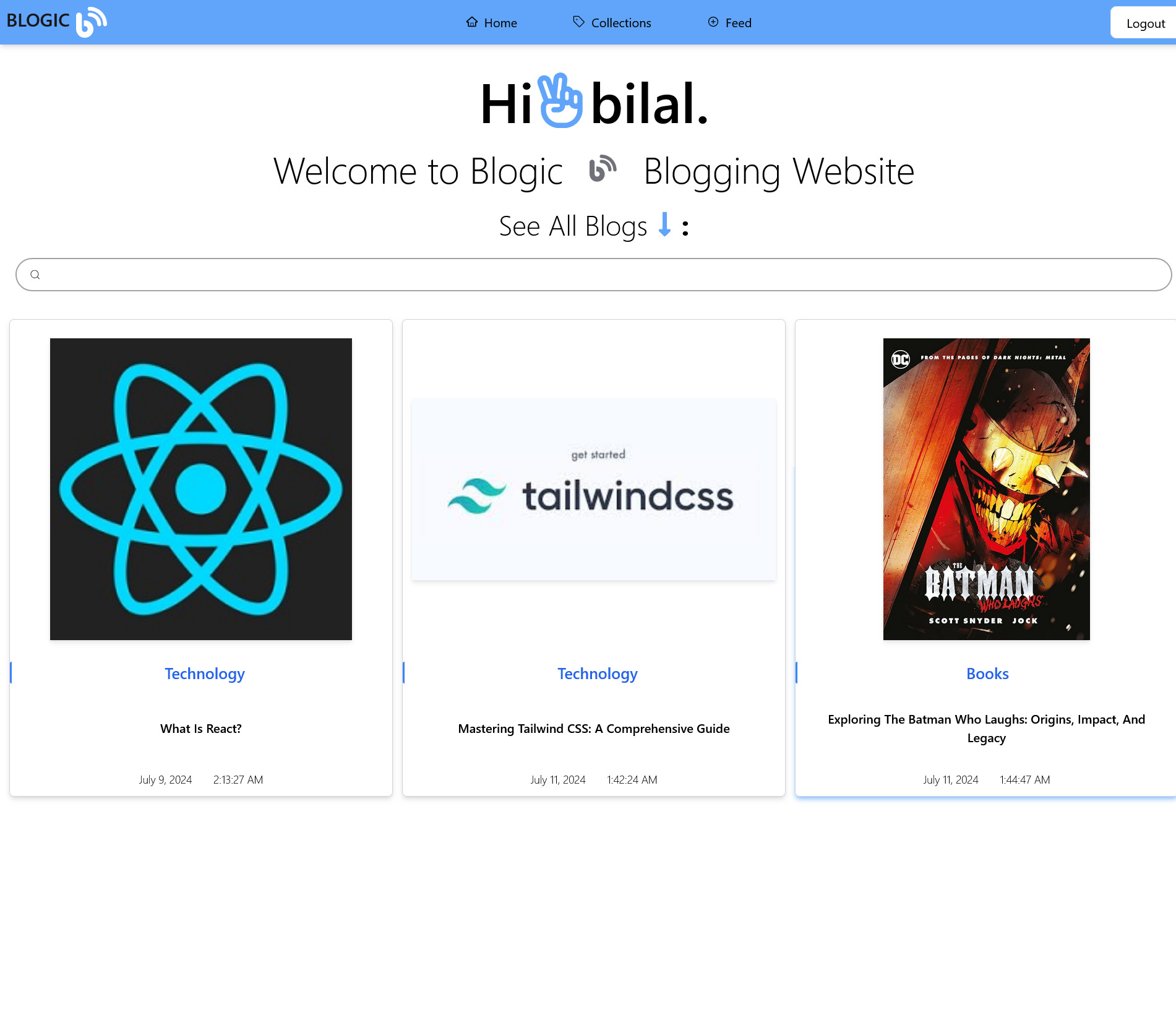 Project Image #00https://bilalshahid-13.github.io/Portfolio/projects/Blogging-App/1.png